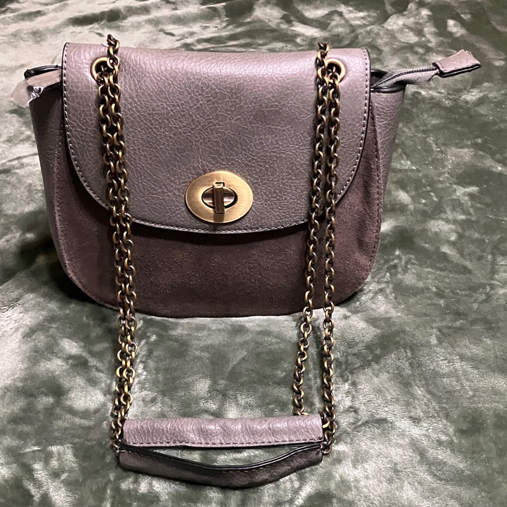 Simply noelle cross body bag suede, and leather